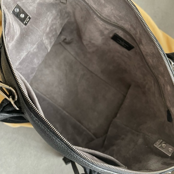 Louis Vuitton black leather top handle bag - Picture 10 of 13